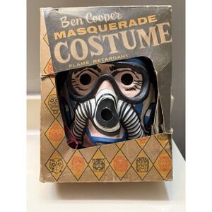 Vintage Ben Cooper Masquerade Costume 1960's With Mask In Original Box Halloween